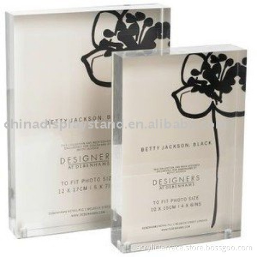 lucite sign holder display